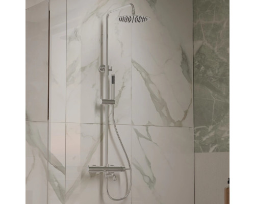 Душевая система Vincea Villa VSFS-1VL1CH 250 мм, со смесителем, хром