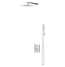 Душевой комплект Vincea Dice VSFW-2DS1BN 245 мм, со смесителем, сатин