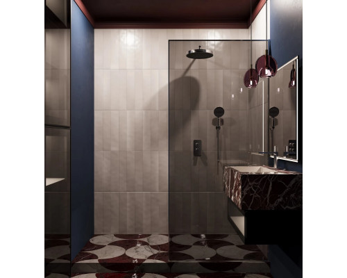 Душевой комплект Vincea Domus VSFW-5DM0CH 300 мм, со смесителем, хром