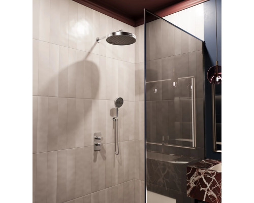 Душевой комплект Vincea Domus VSFW-5DM0CH 300 мм, со смесителем, хром