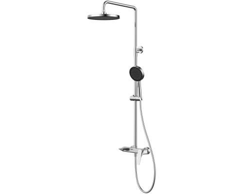 Душевая система Vincea Puro VSFS-5P1CH 250 мм, со смесителем, хром