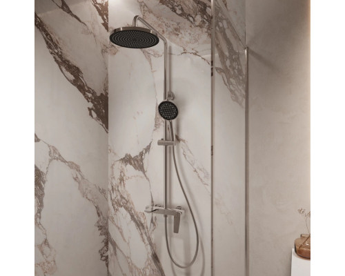 Душевая система Vincea Puro VSFS-5P1CH 250 мм, со смесителем, хром