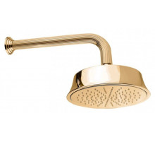 Излив для душа с верхним душем золото 24 карата Cezares Olimp CZR-TDD2-03/24