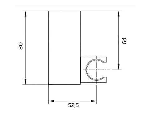 Держатель для душа AltroBagno AltroBagnoSHK070501Cr Держатель для душа AltroBagno AltroBagnoSHK070501Cr