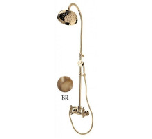 Душевая колонна бронза, ручки металл Cezares First FIRST-CD-02-M