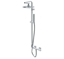 Душевая колонная со смесителем, верхним и ручным душем хром, ручка хром Cezares Eco ECO-CD-01-Cr