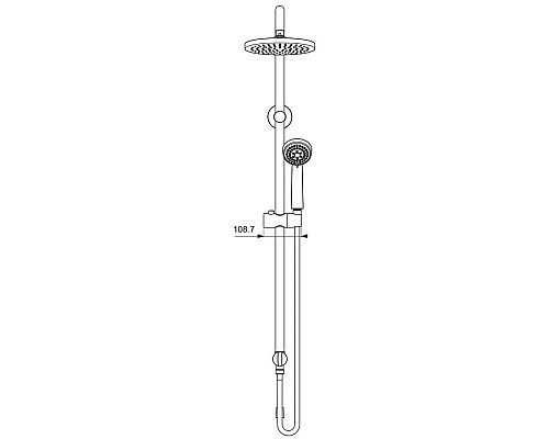 Заказать Душевая система Vidima Balance BA274AA в магазине сантехники Santeh-Crystal.ru