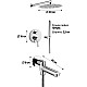 Купить Душевой комплект 300 мм Grocenberg GB5099CR-1 в магазине сантехники Santeh-Crystal.ru