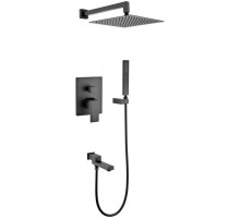 Душевой комплект 300 мм Grocenberg GB5089BL-1