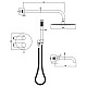 Приобрести Душевой комплект 250 мм Milacio Ultra MCU.150.SS в магазине сантехники Santeh-Crystal.ru