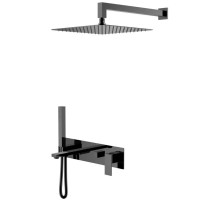 Душевой комплект 300 мм Boheme Qubic 474-SGM