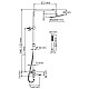 Приобрести Душевая система 300 мм WasserKRAFT A199.118.103.010.CH Thermo в магазине сантехники Santeh-Crystal.ru