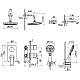 Приобрести Душевой комплект 225 мм IDDIS Ray RAYBL03i68 в магазине сантехники Santeh-Crystal.ru