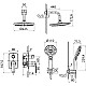 Купить Душевой комплект 225 мм IDDIS Ray RAYBL02i67 в магазине сантехники Santeh-Crystal.ru