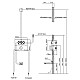 Купить Душевой комплект 315х210 мм Vincea VSFW-4311GM в магазине сантехники Santeh-Crystal.ru