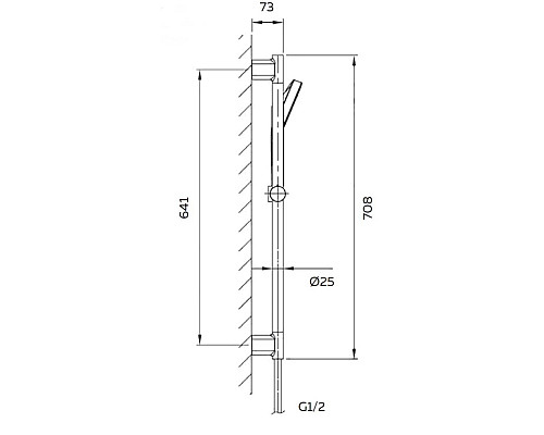 Душевой гарнитур AltroBagno AltroBagnoSS030303Cr