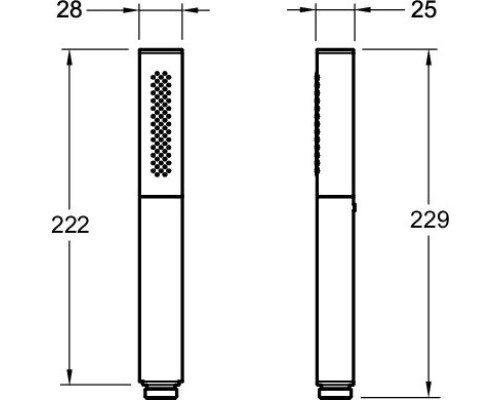 Заказать Ручной душ Jacob Delafon Shift Ellipse E45892-BN в магазине сантехники Santeh-Crystal.ru