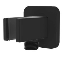 Подключение для душевого шланга с держателем Vincea VSC-32MB черный матовый