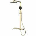 Душевая система Vincea Aspire VSFS-4AS1BG 260 мм, со смесителем, золотой матовый