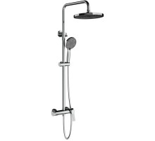 Душевая система Vincea Arco VSFS-4AR1CH 225 мм, со смесителем, хром