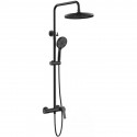Душевая система Vincea Arco VSFS-4AR1MB 225 мм, со смесителем, черный матовый