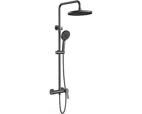 Душевая система Vincea Arco VSFS-4AR1GM 225 мм, со смесителем, вороненая сталь Душевая система Vincea Arco VSFS-4AR1GM 225 мм, со смесителем, вороненая сталь