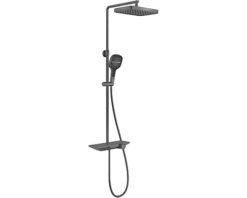 Душевая система Vincea VSFS-411GM 330x220 мм, со смесителем, вороненая сталь Душевая система Vincea VSFS-411GM 330x220 мм, со смесителем, вороненая сталь