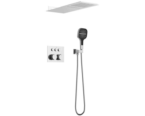 Душевой комплект Vincea VSFW-401TCH 250 мм, с термостатом, хром