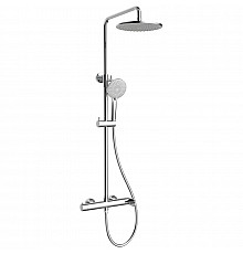 Душевая система Vincea Rondo VSFS-1R0CH 228 мм, со смесителем, хром