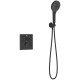 Душевой комплект Vincea Inspire VSFW-3I21MT5MB 250 мм, с термостатом, черный матовый