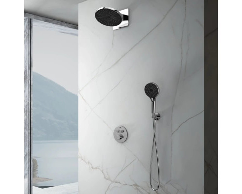 Душевой комплект Vincea Inspire VSFW-3I22MT5CH 250 мм, с термостатом, хром