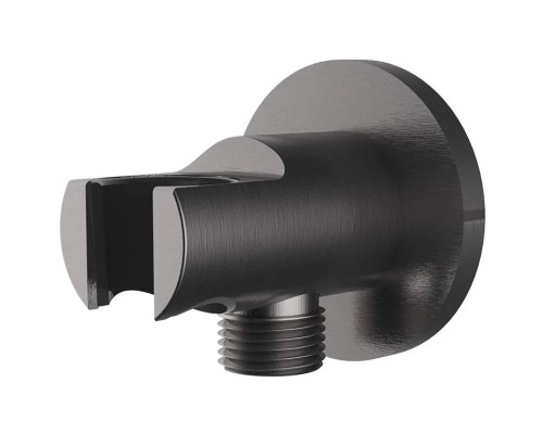 Душевой комплект Vincea Inspire VSFW-3I22MT3GM 300 мм, с термостатом, вороненая сталь