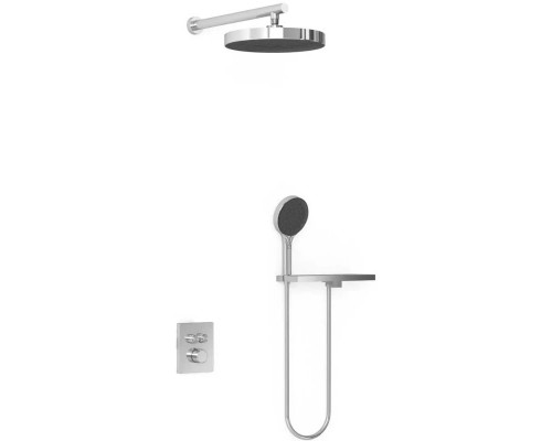 Душевой комплект Vincea Inspire VSFW-3I21MT2RCH 300 мм, с термостатом, хром