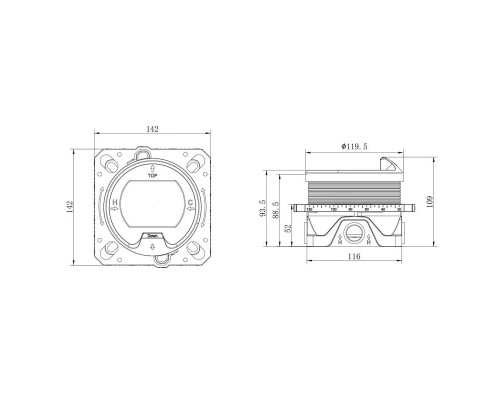 Душевой комплект Vincea Inspire VSFW-3I21MT4RCH 320x200 мм, с термостатом, хром