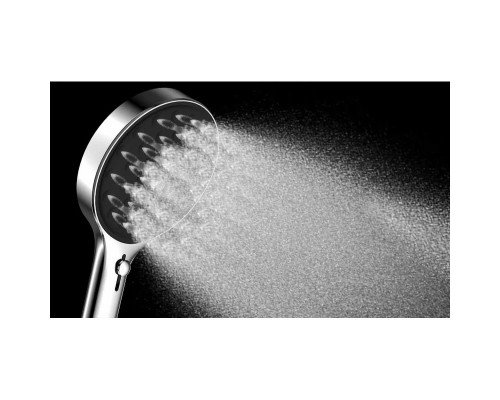 Душевой комплект Vincea Inspire VSFW-3I22MT3RGM 300 мм, с термостатом, вороненая сталь