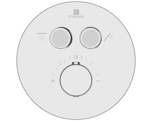 Душевой комплект Vincea Inspire VSFW-3I22MT2RCH 300 мм, с термостатом, хром