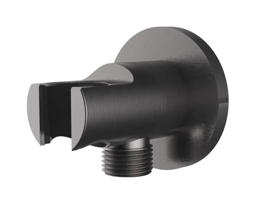 Душевой комплект Vincea Inspire VSFW-3I22MT2GM 300 мм, с термостатом, вороненая сталь