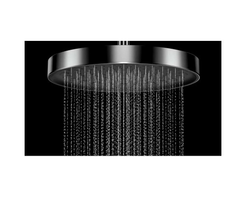 Душевой комплект Vincea Inspire VSFW-3I22MT2GM 300 мм, с термостатом, вороненая сталь