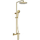 Душевая система Vincea Desire VSFS-1D0TBG 250 мм, с термостатом, золотой матовый