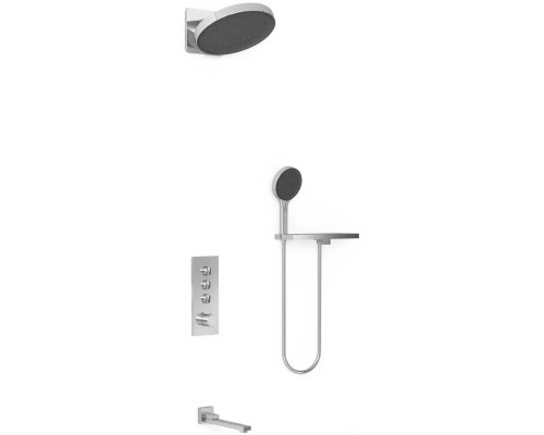 Душевой комплект Vincea VSFW-433TI3RCH 300 мм, с термостатом, хром