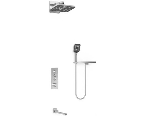 Душевой комплект Vincea VSFW-433TI4RCH 320x200 мм, со смесителем, хром