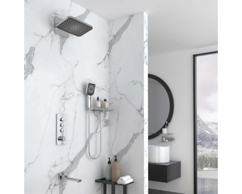 Душевой комплект Vincea VSFW-433TI4RCH 320x200 мм, со смесителем, хром