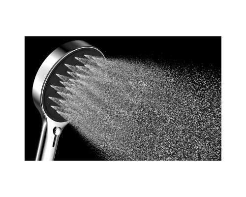 Душевой комплект Vincea VSFW-422TI3GM 300 мм, с термостатом, вороненая сталь
