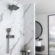Душевой комплект Vincea VSFW-422TI4GM 320x200 мм, со смесителем, вороненая сталь