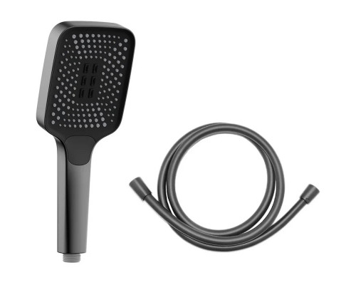 Душевой комплект Vincea VSFW-321MT1RGM 315x210 мм, с термостатом, вороненая сталь