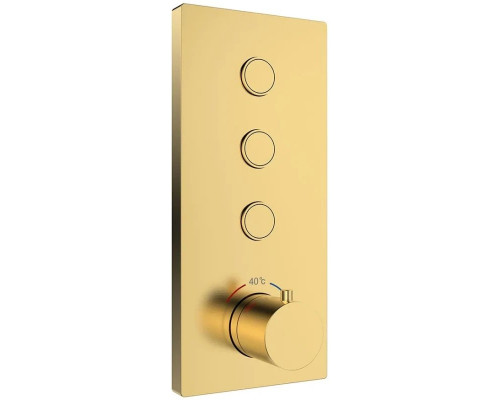 Душевой комплект Vincea VSFW-433T1BG 315x210 мм, с термостатом, золотой матовый