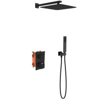 Душевой комплект 255 мм Vincea VSFW-102TMB