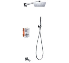 Душевой комплект 405 мм AltroBagno Cascata AltroBagnoCascata040103Cr