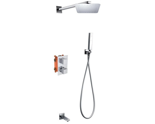 Душевой комплект 405 мм AltroBagno Cascata AltroBagnoCascata040103Cr