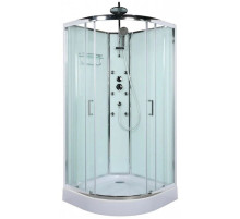 Душевая кабина 90х90х225 см BelBagno Uno прозрачное UNO-CAB-R-2-90-C-CR
